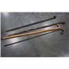 Image 3 : 4 WALKING CANES