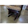 Image 2 : MAHOGANY FINISH GLIDER ROCKER