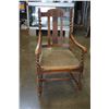Image 1 : ANTIQUE BARLEY TWIST ARM CHAIR