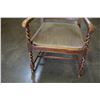 Image 2 : ANTIQUE BARLEY TWIST ARM CHAIR