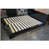 Image 1 : MODERN BLACK QUEEN SIZE STRUCTUBE BED FRAME