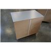 Image 4 : SILVER AND BURGUNDY 3 DRAWER DRESSER