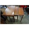 Image 1 : 3 PIECE VINTAGE NESTING TABLE SET