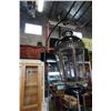 Image 2 : HANGING LANTERN AND 2-TIER METAL BASKET