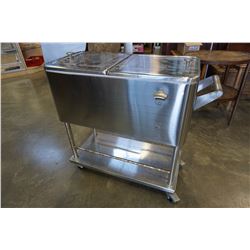 ROLLING STAINLESS COOLER