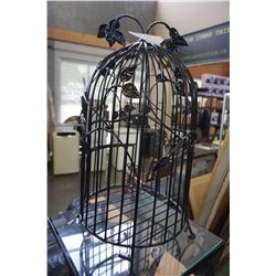 WROUGHT IRON BIRD CAGE