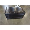 Image 1 : LEATHER STORAGE HASSOCK