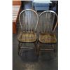 Image 3 : 2 ANTIQUE DUKABOR CHAIRS