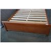 Image 2 : MODERN SOLID MAPLE DOUBLE/FULL SIZE SLEIGH BEDFRAME WITH PAIR OF 3 DRAWER NIGHTSTANDS, SOLID WOOD, H