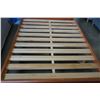 Image 3 : MODERN SOLID MAPLE DOUBLE/FULL SIZE SLEIGH BEDFRAME WITH PAIR OF 3 DRAWER NIGHTSTANDS, SOLID WOOD, H