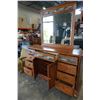 Image 3 : 9 DRAWER SERVER W/ STONE INSERT DRAWERS AND MIRROR