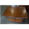 Image 2 : 3 DRAWER NIGHTSTAND W/ STONE IN LAY DOOR