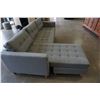 Image 3 : GREY UPHOLSTERED SECTIONAL