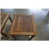 Image 2 : PAIR OF TEAK END TABLES