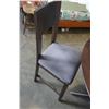 Image 2 : NEW AMELIA SOLID CHERRYWOOD DINING SET, 54" PEDESTLE TABLE AND 4 KERRISDALE UPHOLSTERED SIDE CHAIRS 