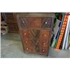 Image 1 : 4 DRAWER VINTAGE HIGHBOY DRESSER