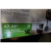 Image 2 : NEW OVERSTOCK INSIGNIA 47 TO 80 INCH FULL MOTION TV WALL MOUNT, 110LB CAPACITY