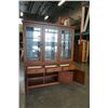 Image 2 : 2PC LEADED GLASS CHINA CABINET