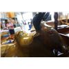 Image 2 : 2 FOOT WOODEN BULL FIGURE