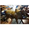 Image 3 : 2 FOOT WOODEN BULL FIGURE