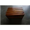 Image 4 : SMALL WOODEN STORAGE BENCH