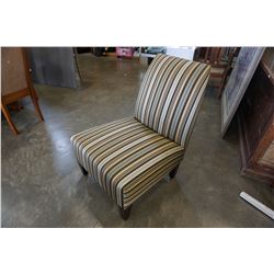 STRIPED ACCENT CHAIR