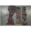 Image 1 : 3 CARVED MASKS
