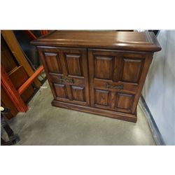 2 DOOR WOOD CABINET