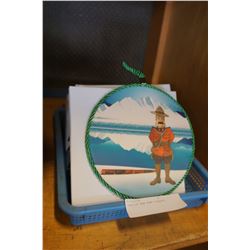 TRAY OF NEW RCMP PLAQUES