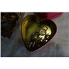 Image 2 : 2 CHOCOLATE HEART TINS AND TRAY OF WATCHES AND VARIOUS JEWELLERY