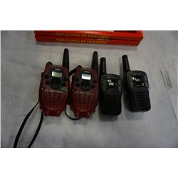 2 PAIRS OF COBRA AND MOTOROLA WALKIE TALKIES