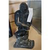 Image 1 : ORIGINAL AA WOLF SOAPSTONE SCULPTURE AND SOAPSTONE SCULPTURE