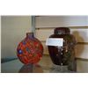Image 1 : CAPILANO VANCOUVER LIDDED JAR AND ART GLASS VASE