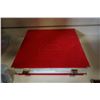 Image 1 : RED VELVET CASE W/ PENDANTS AND MEDALS