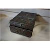 Image 2 : VINTAGE EASTERN JEWELLERY BOX W/ FOLD OUT MIRROR