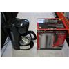 Image 1 : BETTY CROCKER CORDLESS STAINLESS STEEL KETTLE - AS NEW IN BOX AND COFFEE MAKER