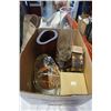 Image 1 : BOX OF VASES AND SILVER PLATED ITEMS