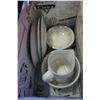 Image 1 : LOT OF STUDIO NOVA TENDER BLOOM OVEN TO TABLE DISHES AND PITCHER AND BOWL