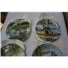 Image 3 : LOT OF 5 COLLECTOR DUCK PLATES BY EDWIN KNOWLES W/ FLASK