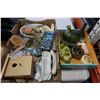 Image 1 : 2 TRAYS OF POTTERY AND ESTATE GOODS