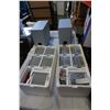 Image 1 : 2 PAIRS OF SONAR SURROUND SOUND SPEAKERS W/ AMP - BOTH WOKRING
