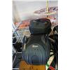 Image 3 : 2 LEATHER PURSES, DART BOARD, AND 3-TIER CAKE PLATTER
