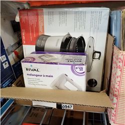 RICE COOKER AND HAND BLENDER