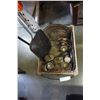 Image 1 : BASKET OF SILVER PLATE AND BBQ BASKET