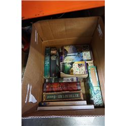 BOX OF JACK WHYTE AND OTHER BOOKS