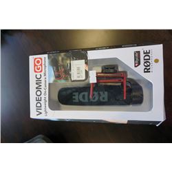 VIDEOMIC GO LIGHTWEIGHT ON-CAMERA MICROPHONE AS NEW IN BOX