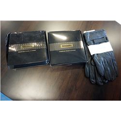 CALVIN KLEIN GENUINE LEATHER GLOVES AND MISSONI COLOGNE SETS