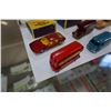 Image 3 : 6 MATCHBOX LESNEY MADE IN ENGLAND METAL TOY CARS, DOUBLE DECKER BUS, VAN, TRUCK WITH BOXES