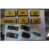 Image 2 : 6 MATCHBOX LESNEY MADE IN ENGLAND METAL TOY CARS, MILITARY VEHICLES WITH BOXES