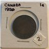 Image 1 : Very Nice 1920 Canada Large Cent in a Old Holder